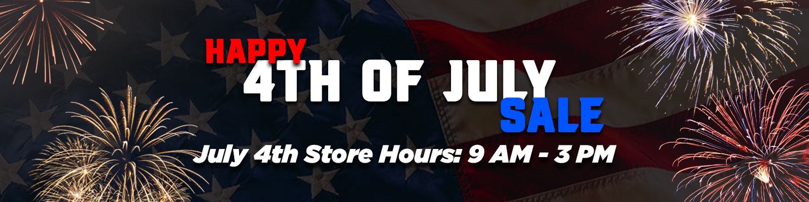 Happy July 4th Sale