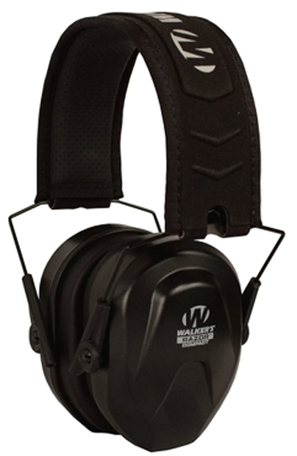 WALKER'S Razor Compact Passive Earmuff Black 1 Pair
