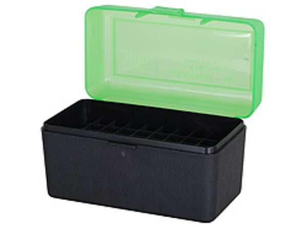 MTM Ammo Box 50rd Fliptop 270, 30-06, 25-06 Clr-Gr/Blk