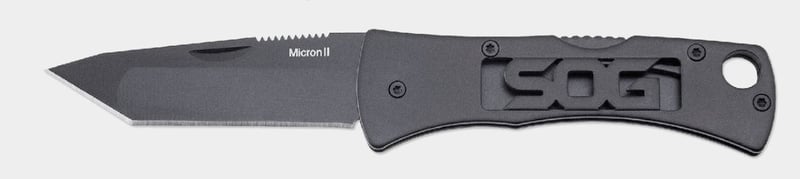 SOG MICRON 2.0-BLACK TANTO | KYGUNCO