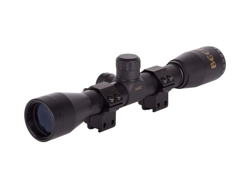 Beeman BN-5007 4x32mm Hunting Rifle Scope – Shock/Recoil Proof, Fogproof, Multi-Mount