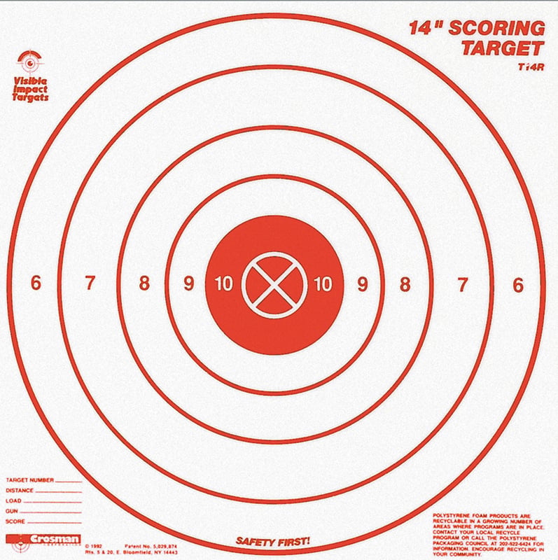 Shell Impact Target CROSMAN Visible Impact 3Ct Targets use w/Airguns/Firearms | KYGUNCO