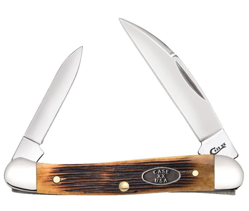 Case Copperhead CASE KNIVES Barnboard Antique Bone Mini Copperhead | KYGUNCO