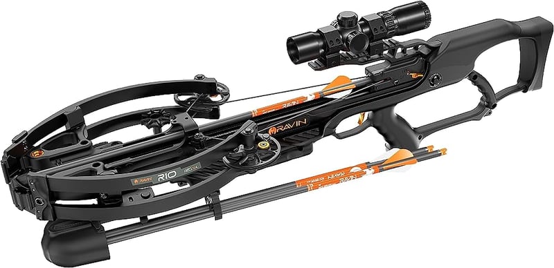 Ravin R10 Scope Model RAVIN CROSSBOWS R10 Crossbow Package w/ Illuminated Scope | Black | KYGUNCO