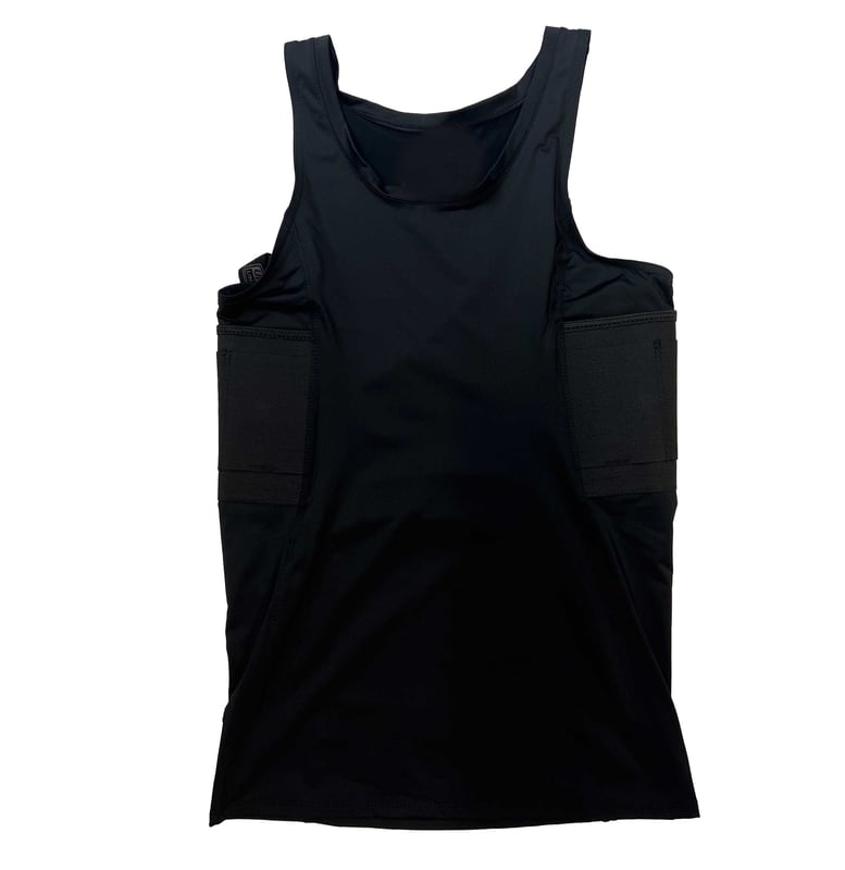 Undertech UNDERTECH Mens Conceal Carry Tank Top Large Black Ambi | KYGUNCO