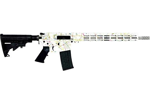 Splatter Painted Rifles GREAT LAKES FIREARMS AR-15 223 Wylde 16ʺ 30rd Semi-Auto Rifle | White ...
