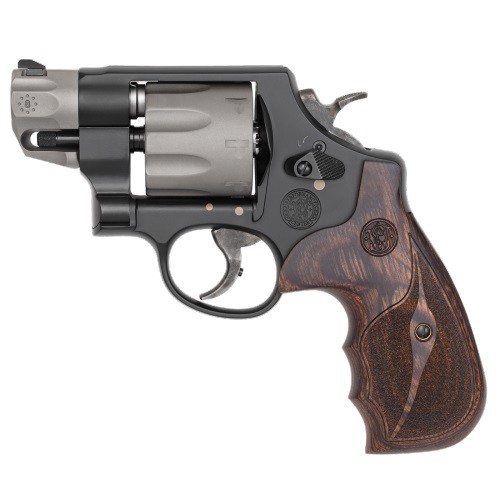 SMITH & WESSON N-Frame Series Model 327 357 Mag 2" 8rd - Black & Wood for sale at KYGUNCO.