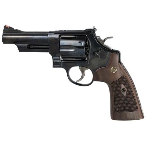 SMITH & WESSON Model 29 44 Rem Mag 4" 6rd Revolver - Blued w/ Walnut Grips for sale at KYGUNCO.