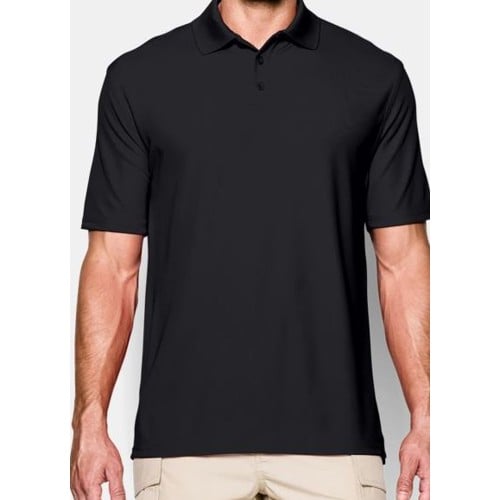 UNDER ARMOUR Tactical Range Men's Polo Black for sale at KYGUNCO.