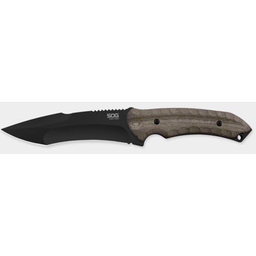 SOG KIKU - LARGE FIXED BLACK TINI for sale at KYGUNCO.