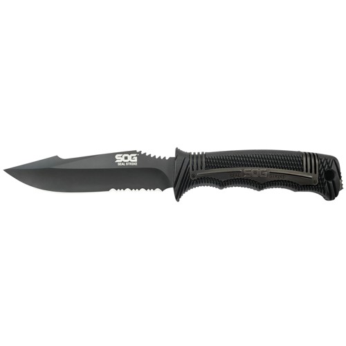 SOG Seal Strike - Black Tini, Deluxe Sheath for sale at KYGUNCO.
