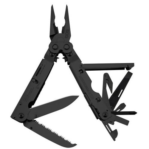 SOG POWERASSIST-BLACK OXIDE-LEATHER for sale at KYGUNCO.
