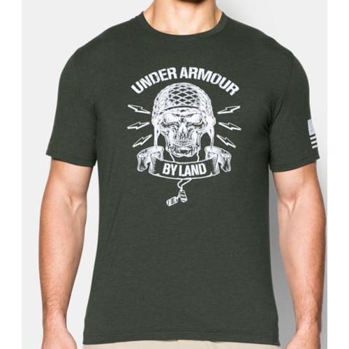 UNDER ARMOUR Freedom Army Men's T Shirt COMBAT Green for sale at KYGUNCO.