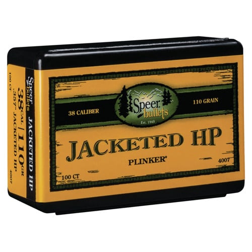 SPEER AMMO Reloading Bullets JHP Bull 38 Caliber 110 Grain 100rd for sale at KYGUNCO.