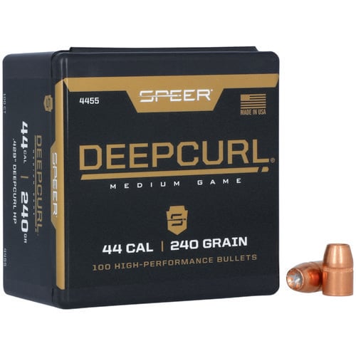 SPEER AMMO Reloading Bullets Deepcurl 44 Caliber 240 Grain 100rd for sale at KYGUNCO.