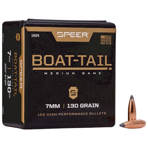 SPEER AMMO Reloading Bullets BT 7mm 130 Grain 100rd for sale at KYGUNCO.