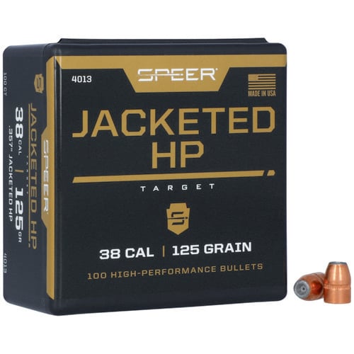 SPEER AMMO Reloading Bullets JHP Bull 38 Caliber 125 Grain for sale at KYGUNCO.