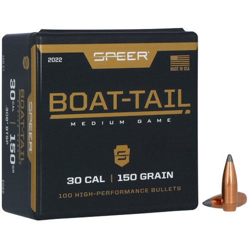 SPEER AMMO Reloading Bullets  BT SP BU 30 Caliber 150 Grain 100rd for sale at KYGUNCO.
