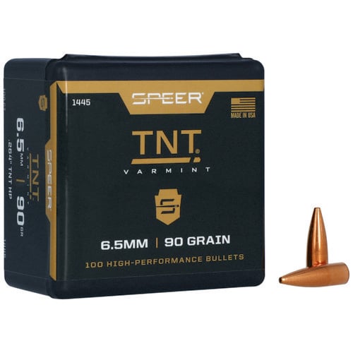 SPEER AMMO Reloading Bullets TNT HP BUL 6.5mm 90 Grain 100rd for sale at KYGUNCO.