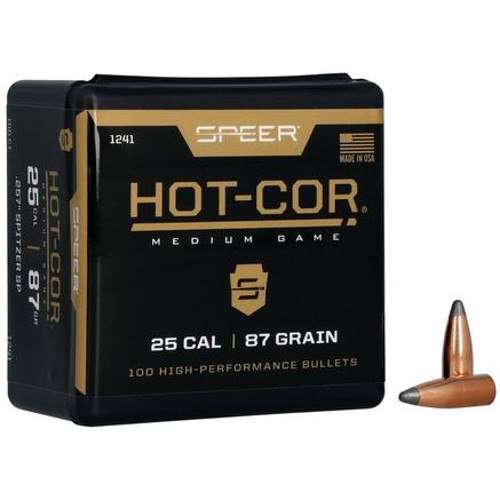SPEER AMMO Reloading Bullets SPTZ 25 Caliber 87 Grain 100rd for sale at KYGUNCO.