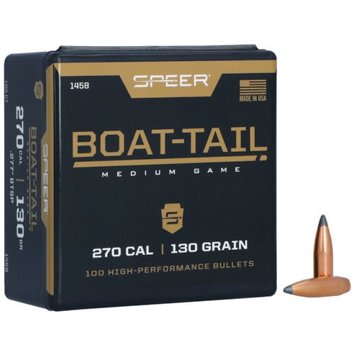 SPEER AMMO Reloading Bullets SP 270 Caliber 130 Grain 100rd for sale at KYGUNCO.