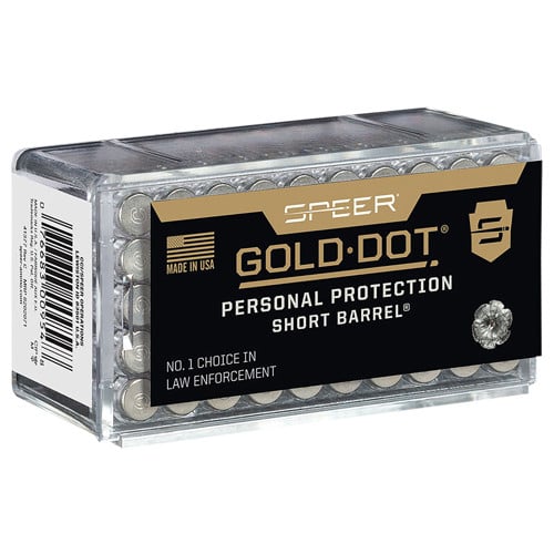 SPEER AMMO Gold Dot 22 WMR 40gr Short Barrel Hollow Point Ammunition | 50 Rounds
