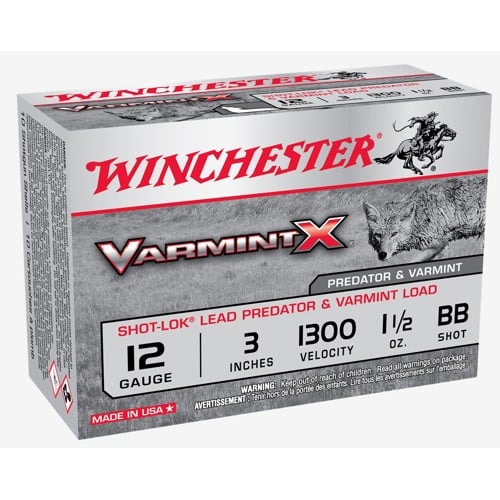 WINCHESTER AMMO 12Ga VarmintX 3" BB Shot 10rd for sale at KYGUNCO.