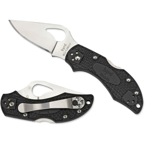 SPYDERCO Robin 2 Lightweight Black Plain Edge for sale at KYGUNCO.