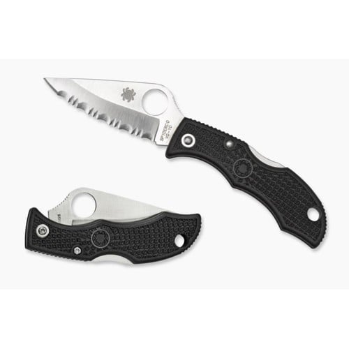 SPYDERCO Ladybug 3 Lightweight Black Serrated Edge for sale at KYGUNCO.