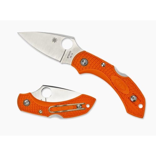 SPYDERCO Dragonfly 2 Lightweight Orange Plain Edge for sale at KYGUNCO.