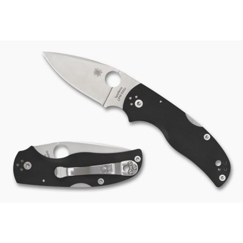 SPYDERCO Native 5 G-10 Black Plain Edge for sale at KYGUNCO.