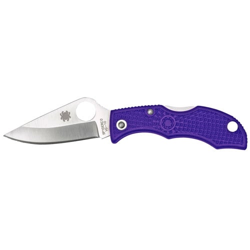 SPYDERCO Ladybug 3 Lightweight Purple Plain Edge for sale at KYGUNCO.
