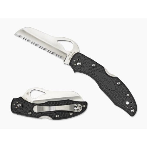 SPYDERCO Meadowlark 2 Rescue Lightweight Blk Serrated Edge for sale at KYGUNCO.