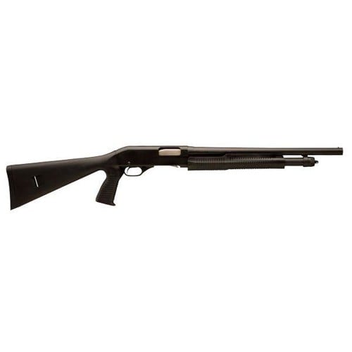 STEVENS 320 Security 12 Gauge 3" 18.5" 5rd Pump Shotgun - Black w/ Pistol Grip for sale at KYGUNCO.