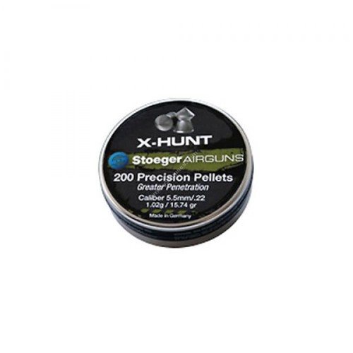 STOEGER Pellet - X-Hunter .22 200ct for sale at KYGUNCO.