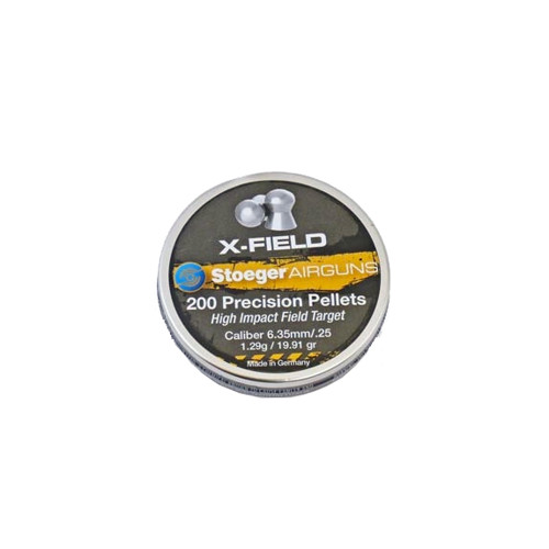 STOEGER X-Field 25 Caliber Pellets - 200 Count for sale at KYGUNCO.