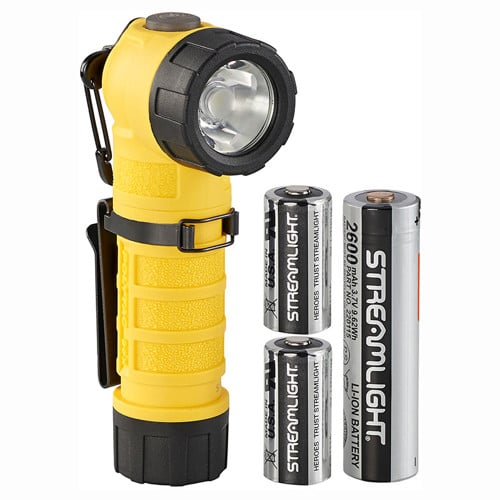 STREAMLIGHT PolyTac 90X 2 CR123A lithium batteries Yellow for sale at KYGUNCO.