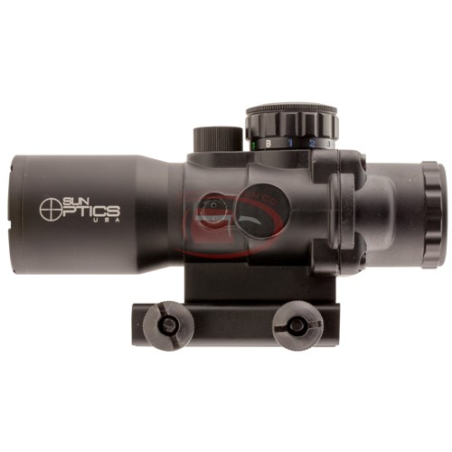 SUN OPTICS CQB 4X32 PRISM IR R/GRN/BLU/FL for sale at KYGUNCO.