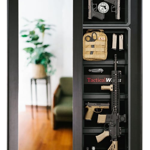 TACTICAL WALLS 1450M In-Wall Home Defense Mirror Black for sale at KYGUNCO.