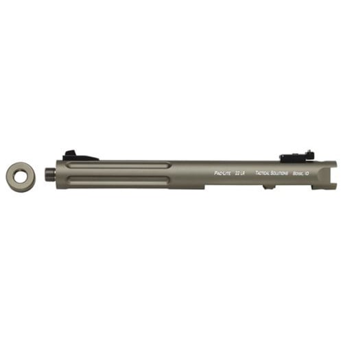 TACTICAL SOLUTIONS PAC LITE 6" OD FLUTTED THREADE for sale at KYGUNCO.