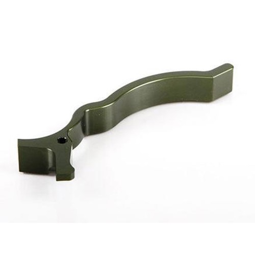 TACTICAL SOLUTIONS Extended Magazine Release Fits Ruger 10/22 | Matte OD Green for sale at KYGUNCO.