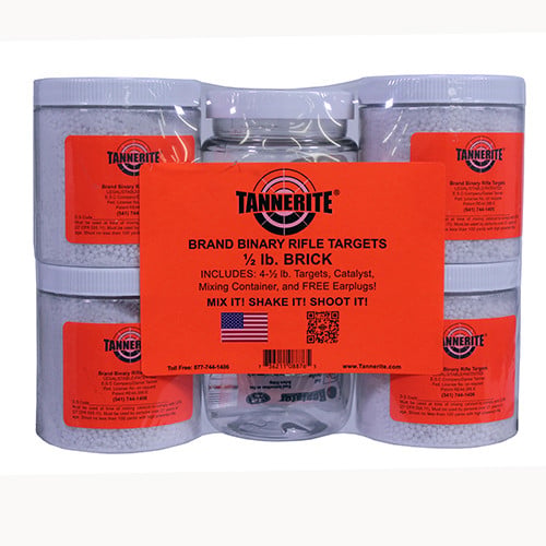 TANNERITE Half Brick (4 pack of 1/2 lb targets) for sale at KYGUNCO.