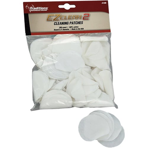 TRADITIONS Clean Patch-45/50/54Cal 200PK for sale at KYGUNCO.