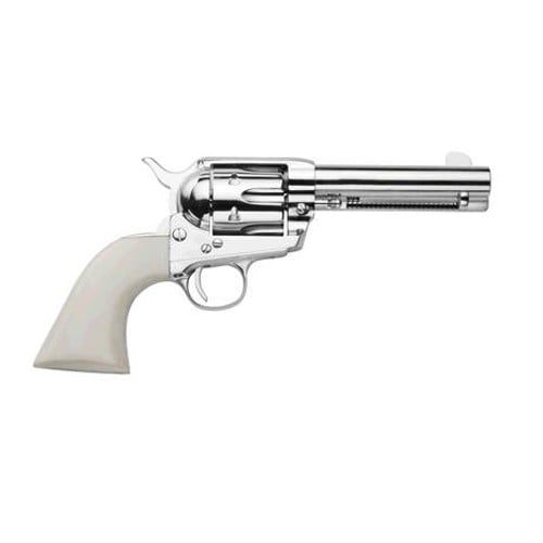 TRADITIONS 1873 SA Frontier Series 45 LC 5.5" 6rd Revolver - Stainless | White PVC Grips for sale at KYGUNCO.