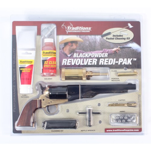 TRADITIONS 1860 Army RedI-PAK/Walnut/Brass for sale at KYGUNCO.