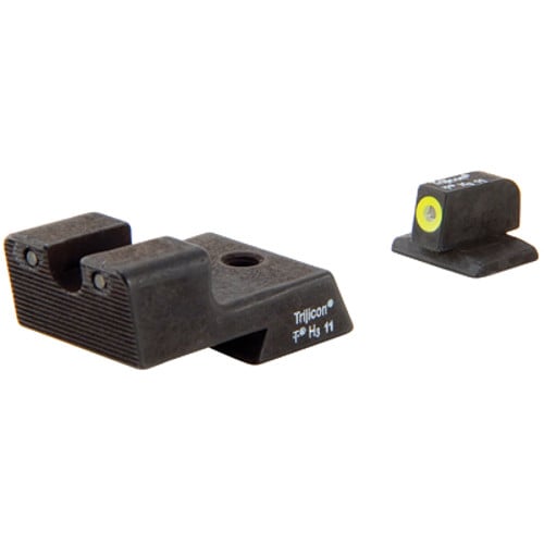 TRIJICON HD Night Sight 1911 Novak Cut Yellow Front Outline for sale at KYGUNCO.