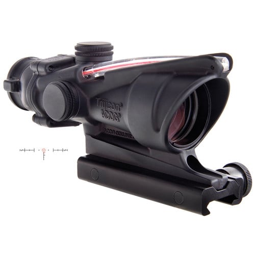 TRIJICON ACOG 4x32 Dual Ill Red Horseshoe/Dot .223 BAC TA51 for sale at KYGUNCO.