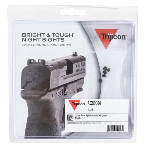 TRIJICON Front Sight Screws for All Glock Models, (5) qty for sale at KYGUNCO.