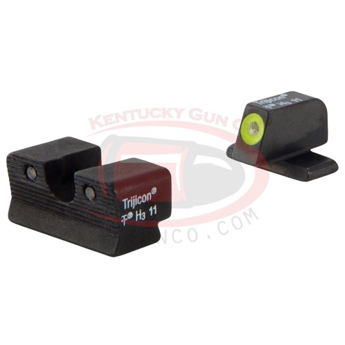 TRIJICON HD Night Sight Spr XDS Ylw Front Outline for sale at KYGUNCO.