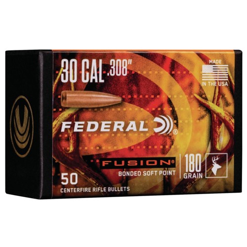 FUSION AMMO Reloading Bullets 308 Caliber 180 Grain 50rd for sale at KYGUNCO.